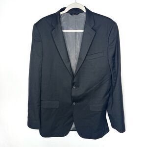 Banana Republic Tailored Fit Wool Blazer Suit Coat Jacket Black Men’s 42 Long